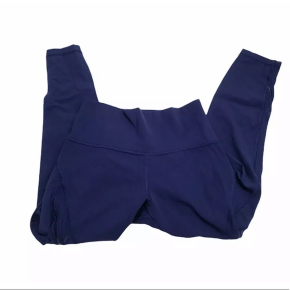 Lululemon High Times Pant Metta Blue Mesh Size 6 - Picture 6 of 12